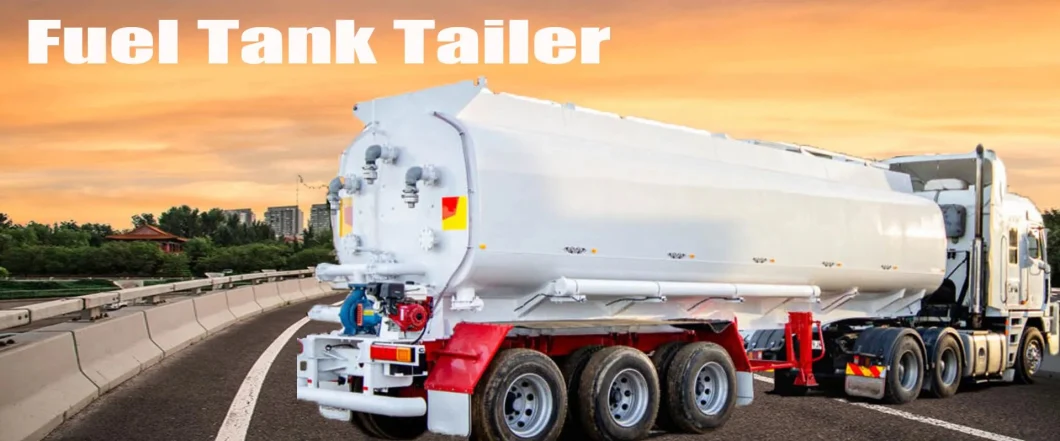 3 Axles 30000/40000/50000 Liters Oil/Diesel/Gasoline/Crude/Water/Milk/Propane Transport Steel Monoblock Fuel Tank/Tanker Truck Semi Trailer for Sale Price