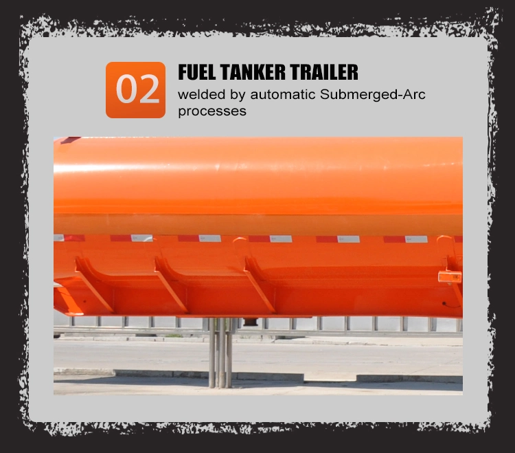 Clw Water Transportation Fuel Tanker Semi Trailer 2 Axles 3 Axles 4 Axles Gasoline Tank Semi Trailer