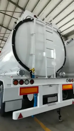 Three Axle 30000L/40000L/50000L Carbon Steel/Stainless Steel/Aluminum Alloy Tank/Tanker Semi Trailer for Oil/Fuel/Diesel/Gasoline/Crude/Water/Milk Transport