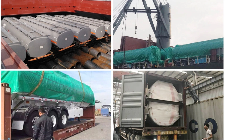 New 2/3/4 Axles 40000 42000 45000 Liters 40 45cbm Diesel Aluminum Carbon Steel Fuel Tanker/ Oil Tank / Semi Trailer Price for Sale