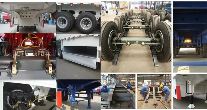 3axles Heavy Duty Customized Skeleton Semi Trailer