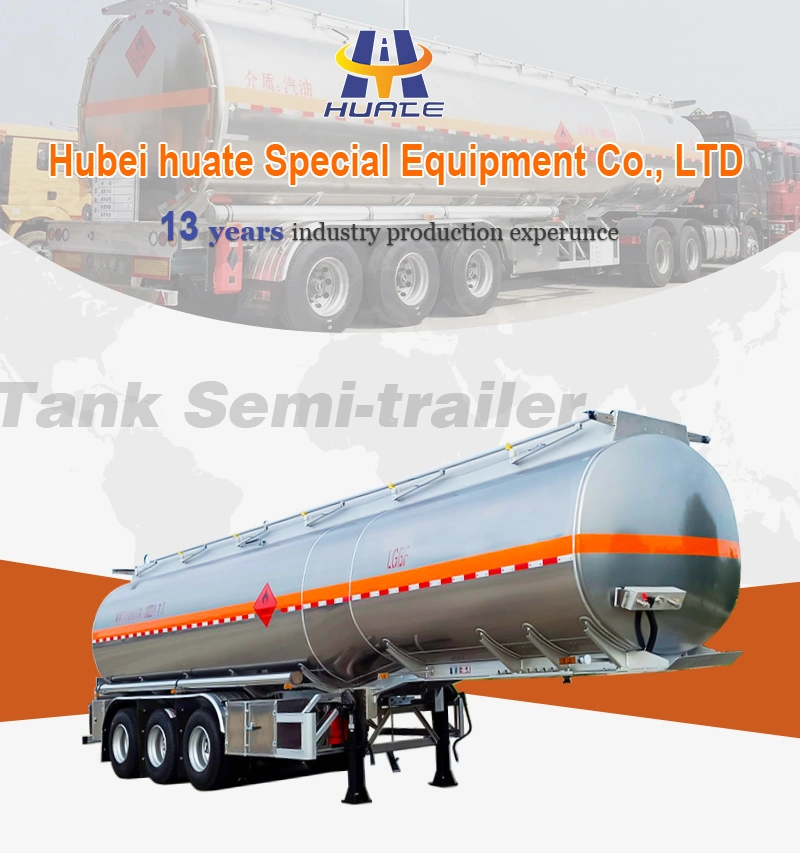 Special Design Aluminum Oil Tanker Truck Semi Trailer