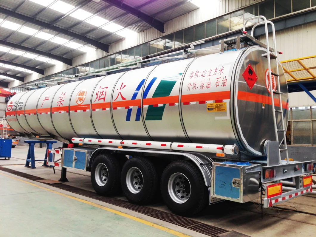 50000 Liters 60000 Liter Oil Tank Truck Trailer Air Suspension Aluminium Alloy Water Tanker Petrol Fuel Tanker Semitrailer