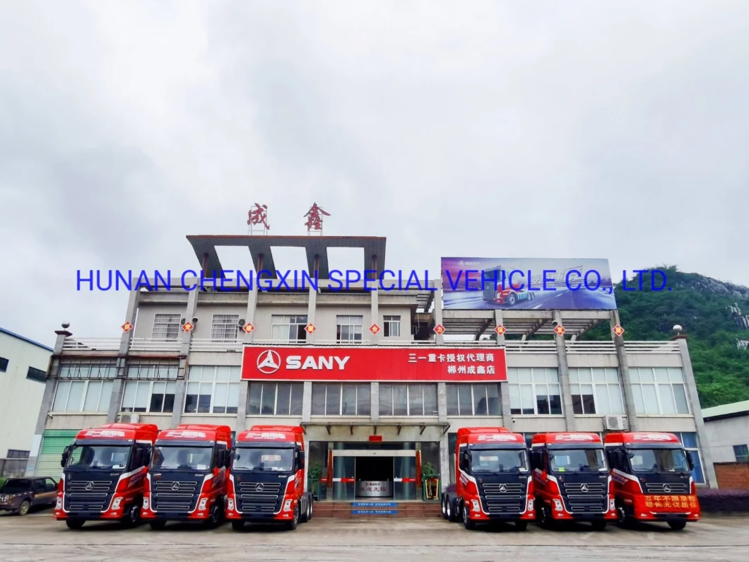 China Factory Container Transport Flatbed Semi Trailer Three Axle