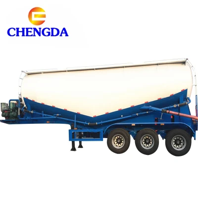 Bulk Cement Powder Tanker Transport Flyash Truck Semi Trailer