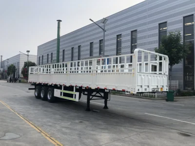 China Factory Hot Sale Hohe Qualität Preis Günstig 40 Tonnen 3 Achsen Seitenwand/Seitenbrett/Seitenauflieger für Container- und Frachttransport Verkauf mit Rabatt