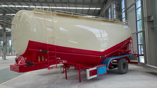 Vehicle Master 3 Achse 35 40 50 Cbm Pulver Bulk Zement Tanker Bulker Tank Sattelauflieger