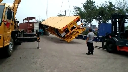 20FT 40FT Container mit Spezial-LKW-Sattelauflieger zu verkaufen